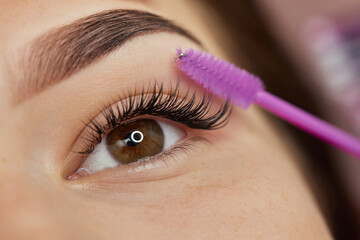 Beautiful lash extensions by Nelvo